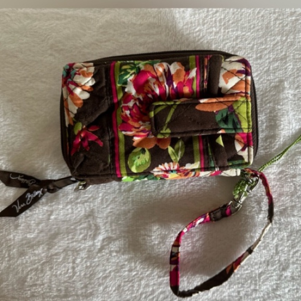 Vera Bradley English Rose Carry All Wristlet NEW WITH TAGS